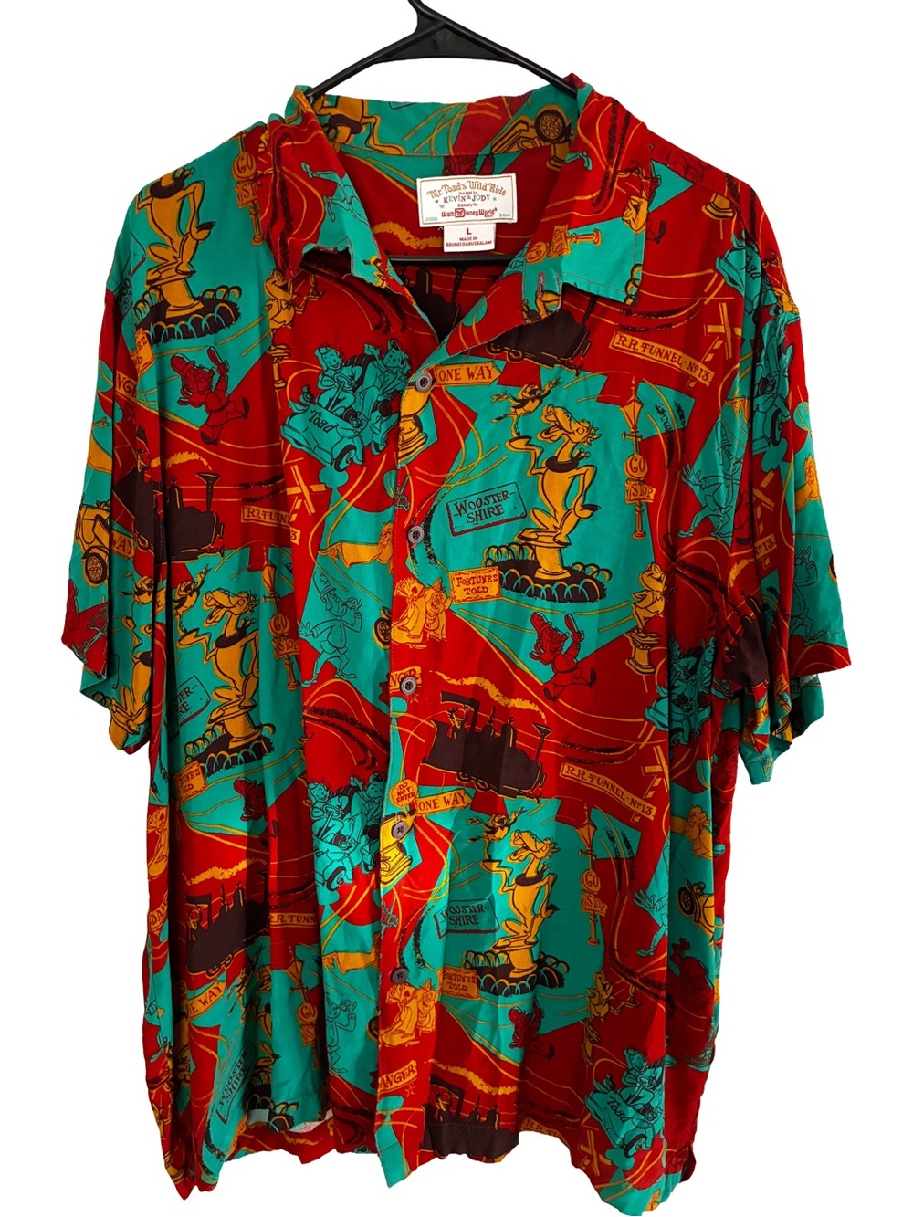 Walt Disney Works Mr. Toad’s Wild Ride Shirt | Kevin & Jody | Men’s L
